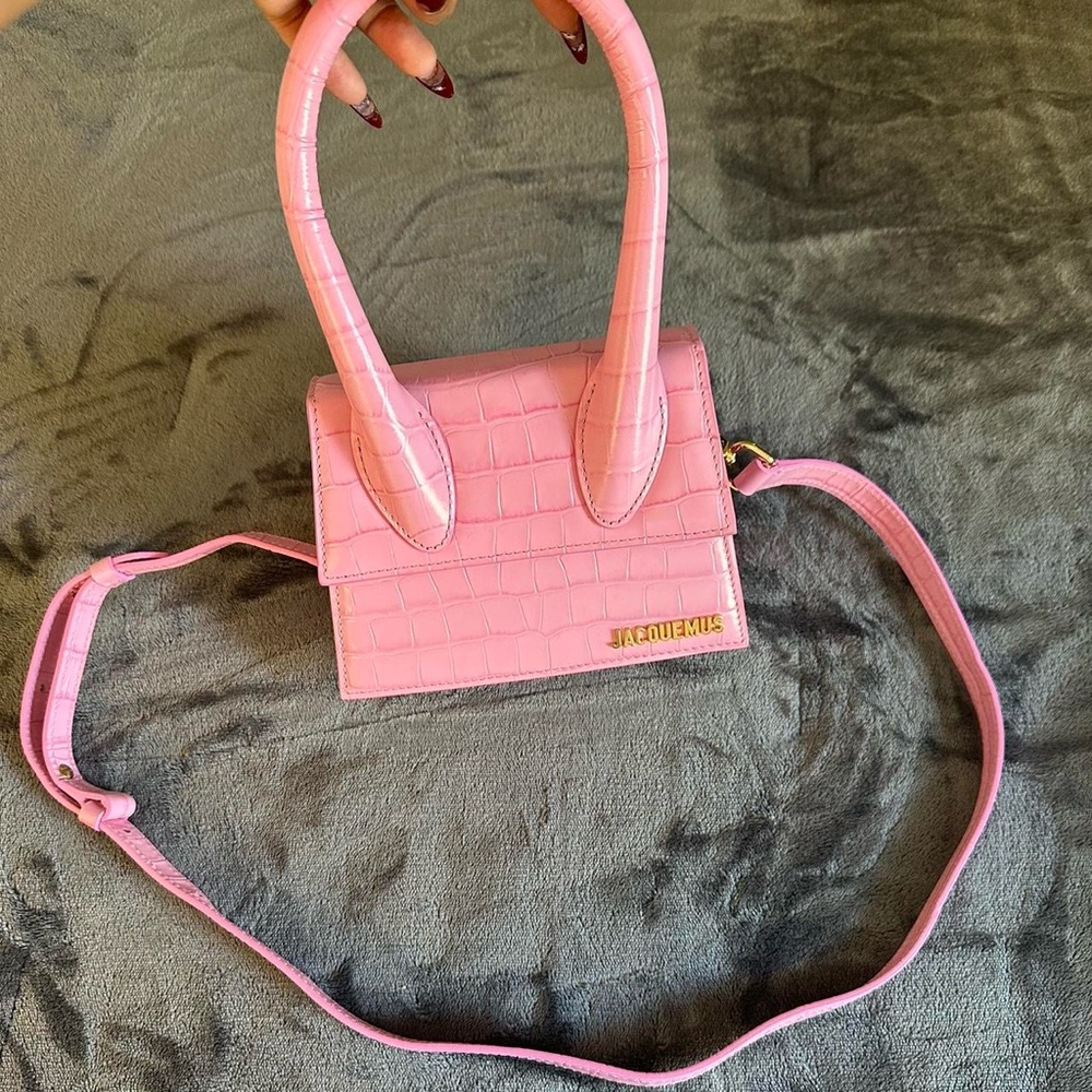 Pink Jacquemus
logo-plaque tote bag
In a great condition 
Like new